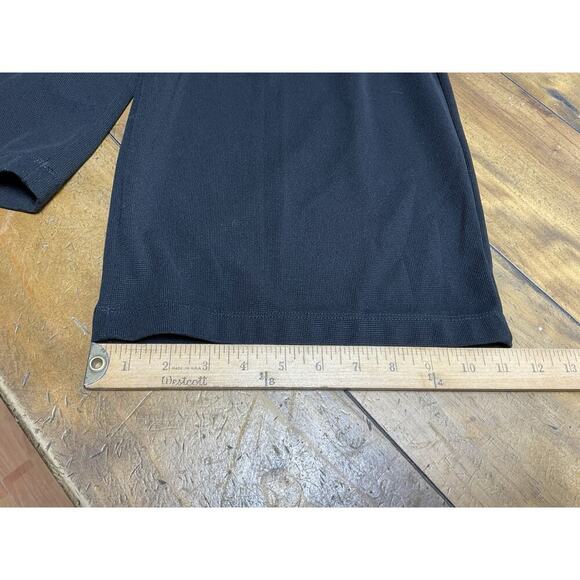 Halara Black High Waist Pleated Pants Wide Leg Flowy Pockets Size Small Petite - Picture 8 of 9